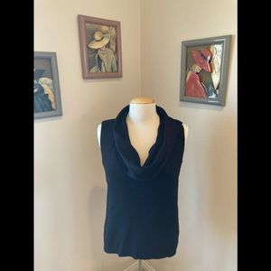 A new sleeveless Cowl Nick sweater